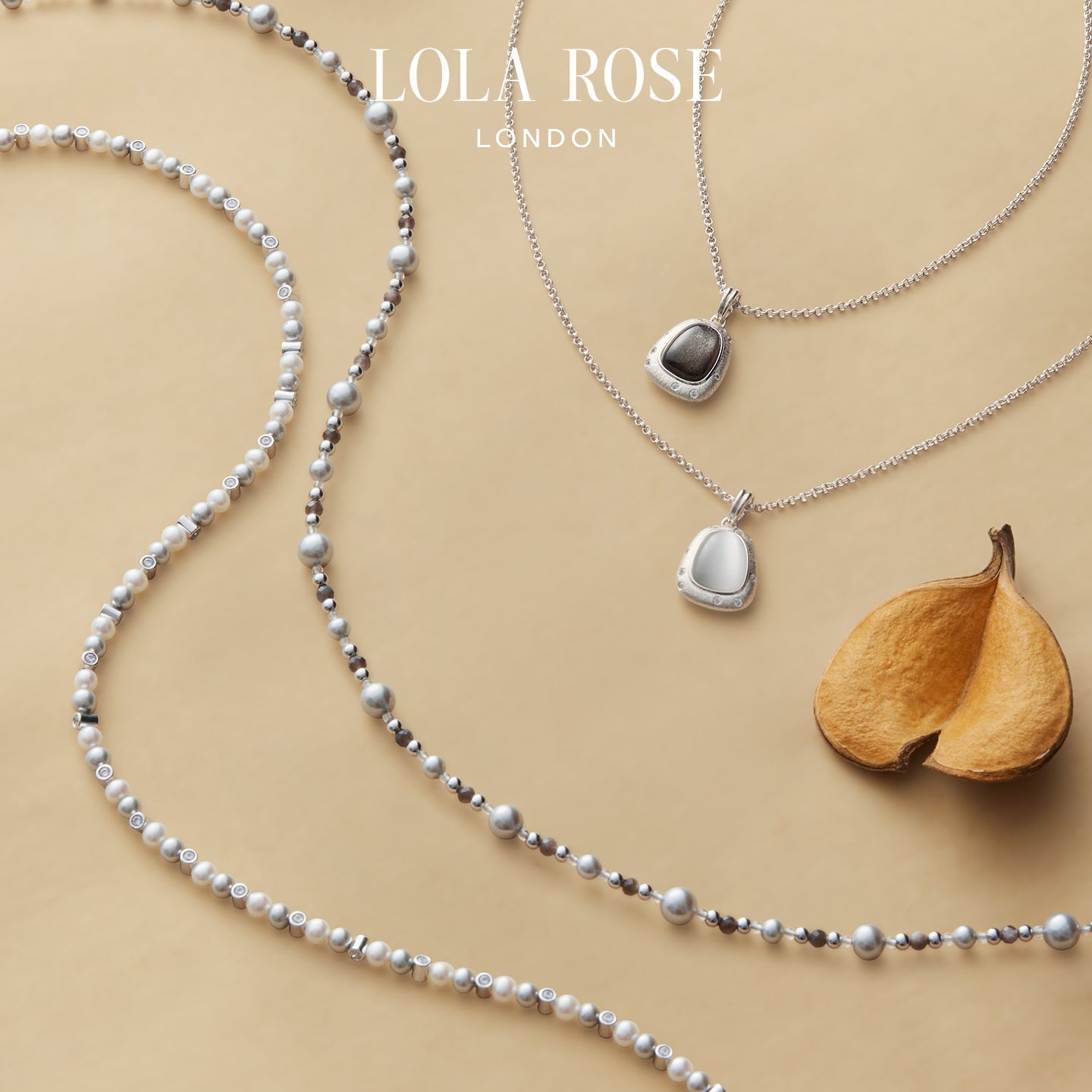 Cat’s Eye Glass Necklace