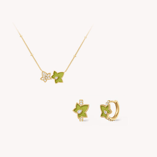 Lola Rose x AHALOLO Matching Necklace & Earrings Gift Set