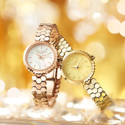 Honeycomb Mother of Pearl Watch