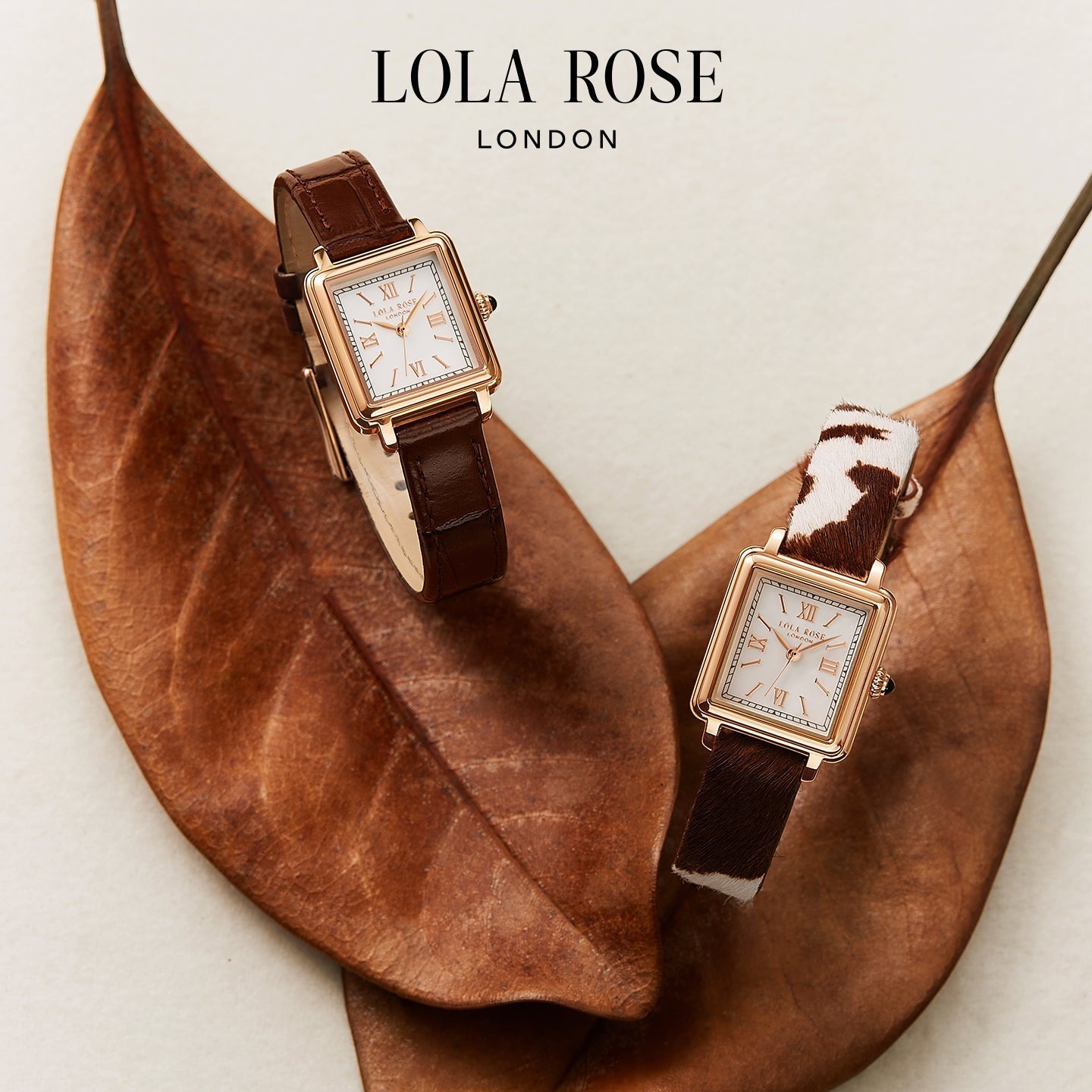 New Cube Mother of Pearl Watch with Cowhide Pattern Strap