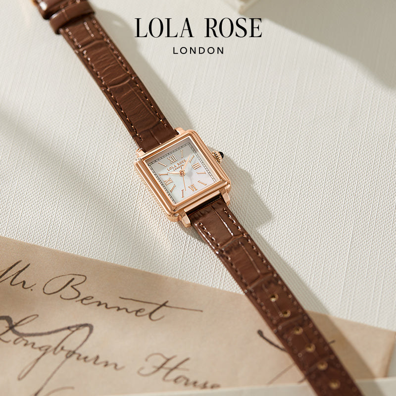 New Cube Mother of Pearl Watch