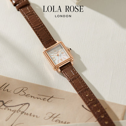 New Cube Mother of Pearl Watch