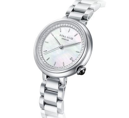 Mother of Pearl Watch With Zircon