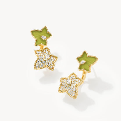 Lola Rose x AHALOLO Ivy Collection Green Calcite Stud Earrings