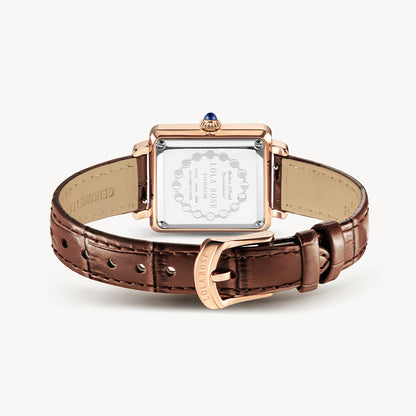 New Cube Mother of Pearl Moon Phase Watch