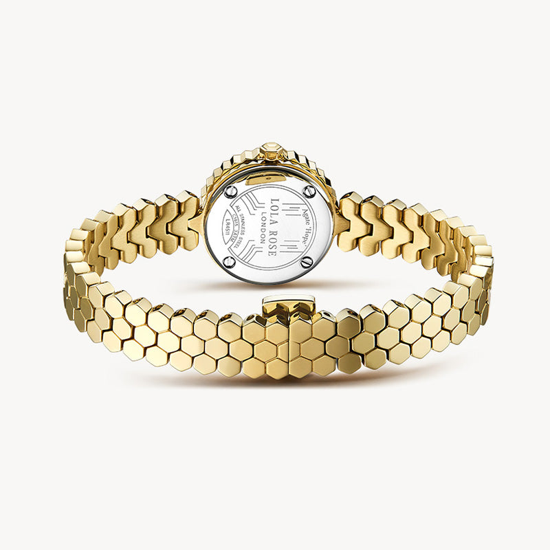 Honeycomb Yellow Onyx Watch