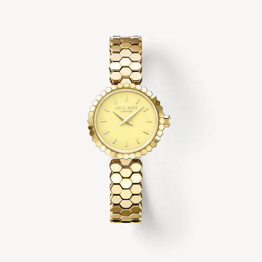 Honeycomb Yellow Onyx Watch