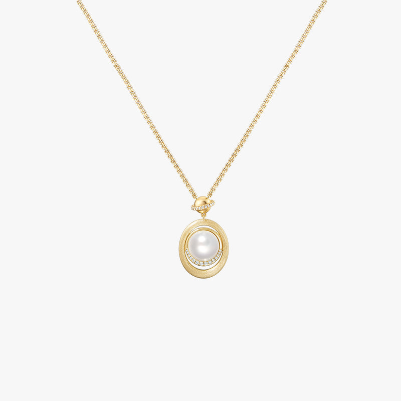 New Heliocentric Mabe Pearl Necklace