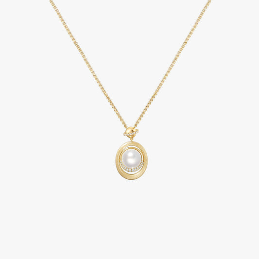New Heliocentric Mabe Pearl Necklace