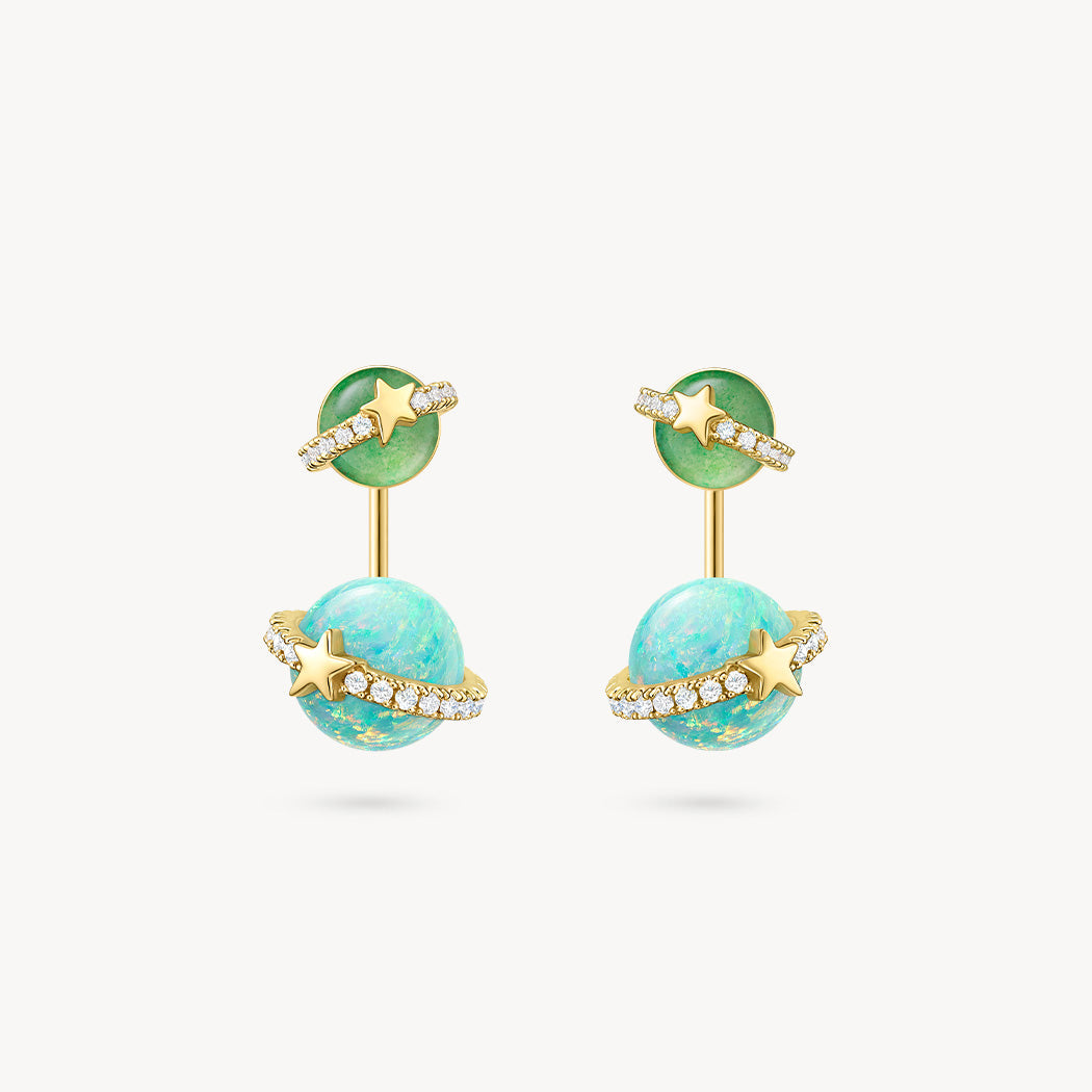Heliocentric Opal Necklace & Earrings & Bracelet Gift Set