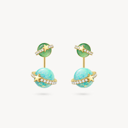 Heliocentric Opal Necklace & Earrings & Bracelet Gift Set