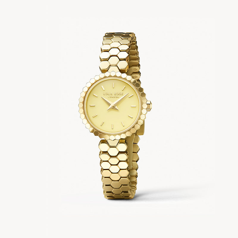 Honeycomb Yellow Onyx Watch