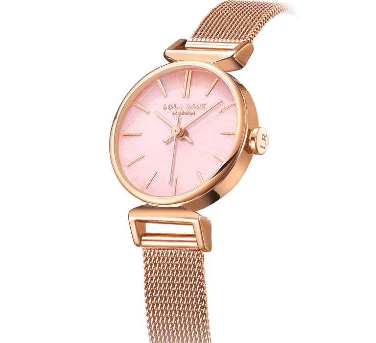 Pink Crystal Watch