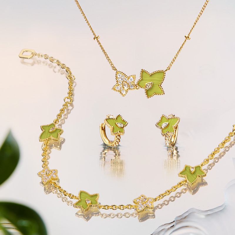 Lola Rose x AHALOLO Matching Necklace, Bracelet & Earrings Gift Set