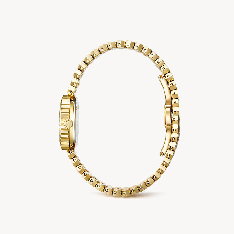 Honeycomb Yellow Onyx Watch