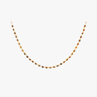 New Tiger's Eye Beaded Necklace
