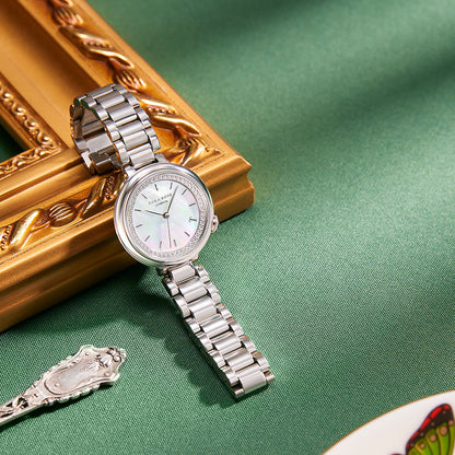 Mother of Pearl Watch With Zircon