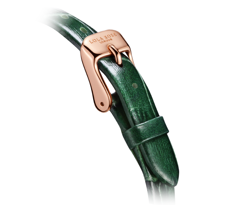 Malachite Watch With Zircon