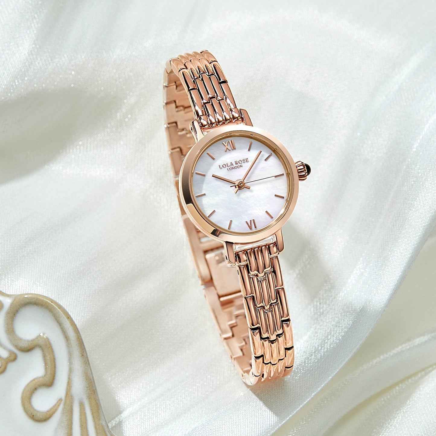 Rose Gold Mother of Pearl Watch