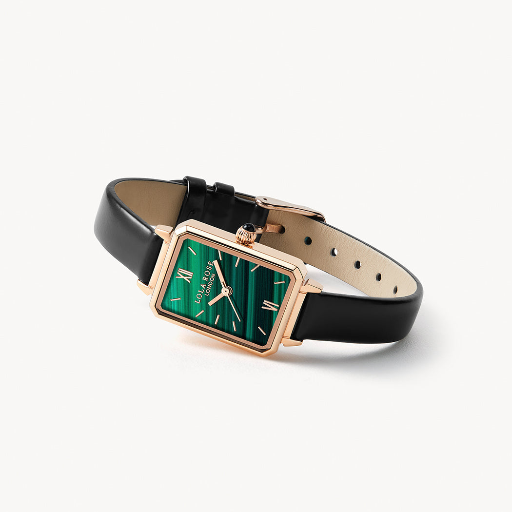 Malachite Textured Watch