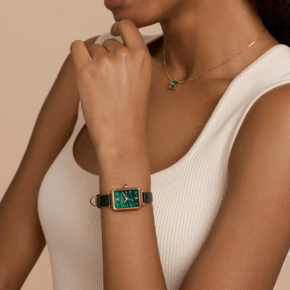 Malachite Textured Watch