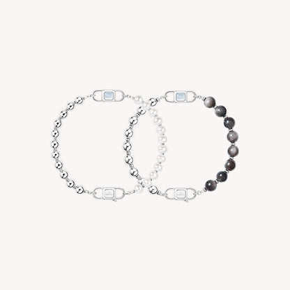 Urban Roam Series Couple Bracelets Gift Set