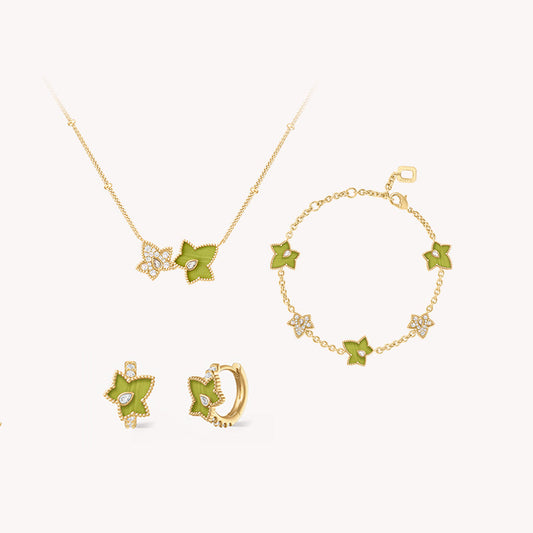 Lola Rose x AHALOLO Matching Necklace, Bracelet & Earrings Gift Set