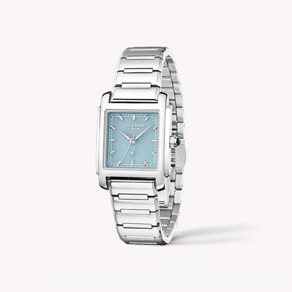 Urban Blue Square Quartzite Jade Watch