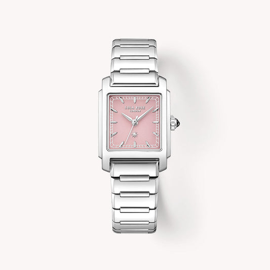 Urban Pink Square Quartzite Jade Watch