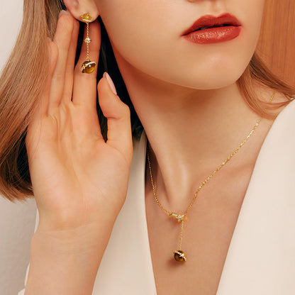 Tiger's Eye Necklace & Earrings Gift Set