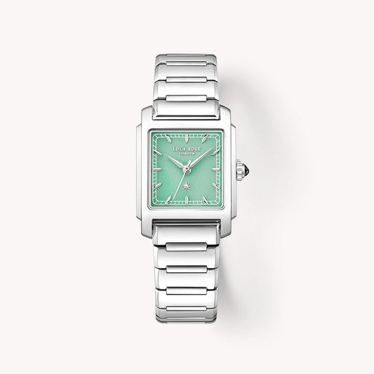 Urban Green Square Quartzite Jade Watch