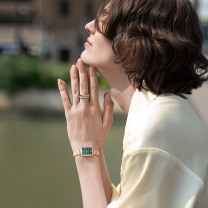 Malachite Textured Watch