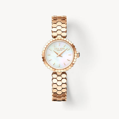 Honeycomb Mother of Pearl Watch