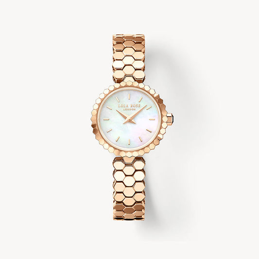 Honeycomb Mother of Pearl Watch
