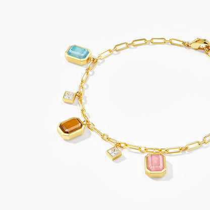 Ms. Lola Tri-Color Gemstone Bracelet
