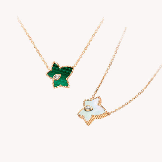 Malachite & Mother of Pearl Necklace Set