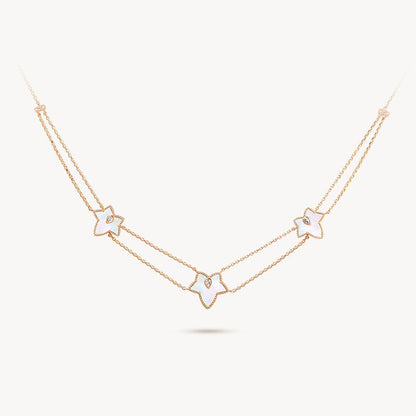 Mother of Pearl Necklace & Earrings & Bracelet Gift Set