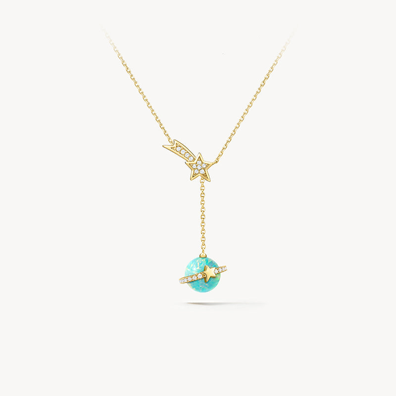 Heliocentric Opal Necklace