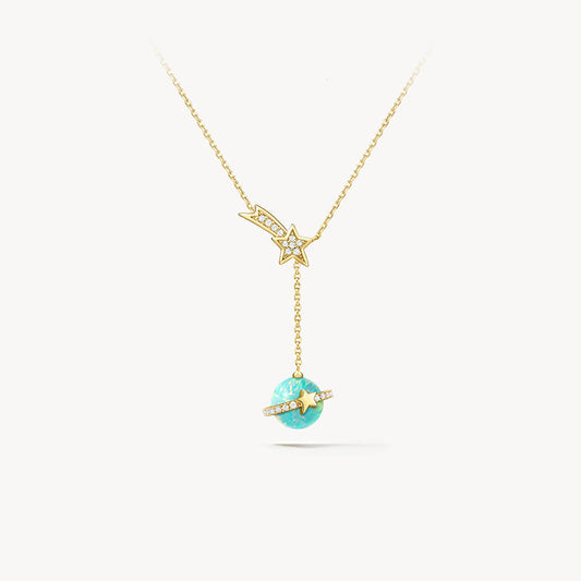Heliocentric Opal Necklace