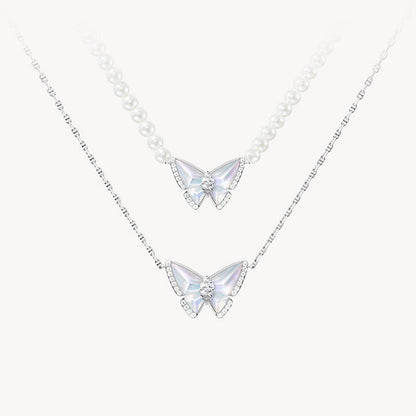 Crystal Butterfly Necklace Gift Sets