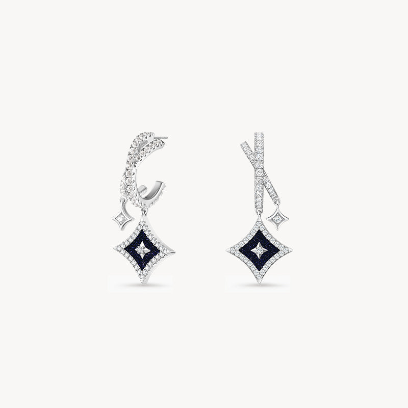 Blue Sandstone Drop Earrings