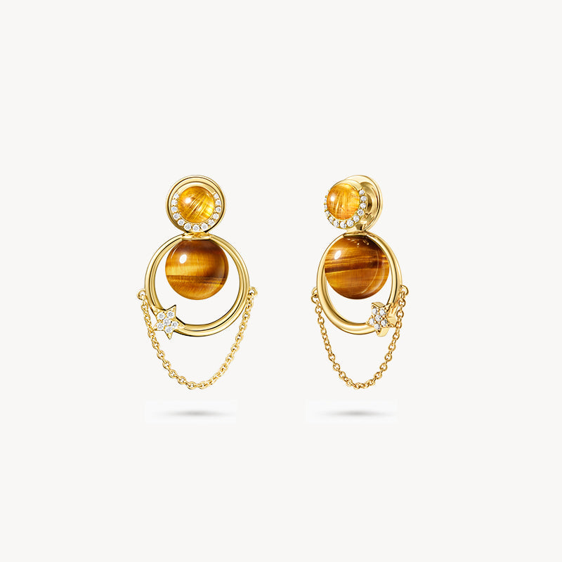 Tiger's Eye Earrings