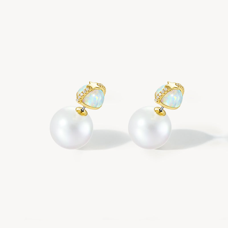 Heliocentric Opal Earrings