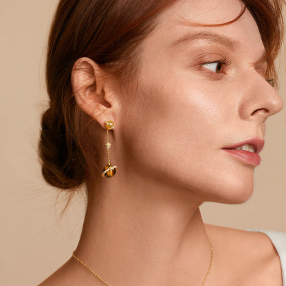 Tiger's Eye Earrings