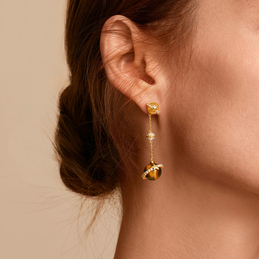 Tiger's Eye Earrings