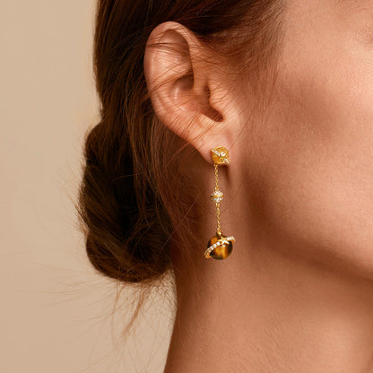 Tiger's Eye Earrings