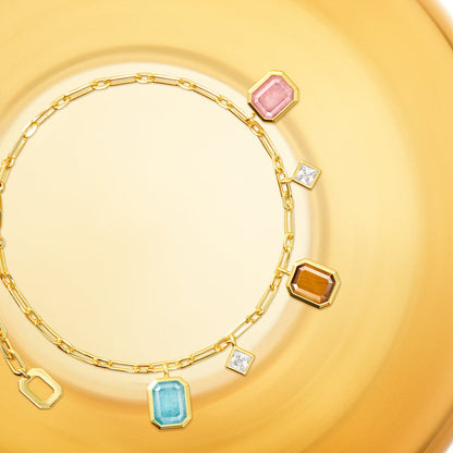 Ms. Lola Tri-Color Gemstone Bracelet