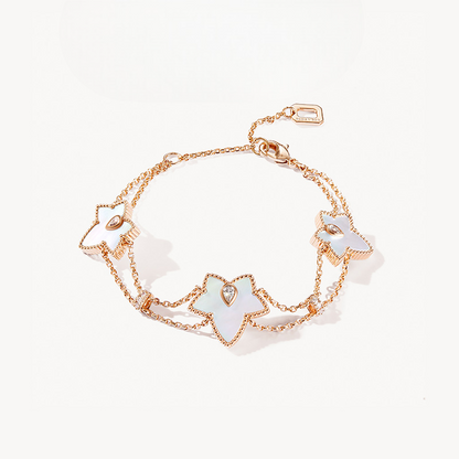 Mother of Pearl Necklace & Earrings & Bracelet Gift Set