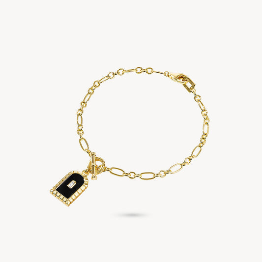 Arch Black Onyx Bracelet