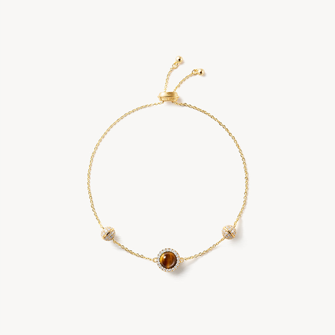 Tiger's Eye Necklace & Earrings & Bracelet Gift Set